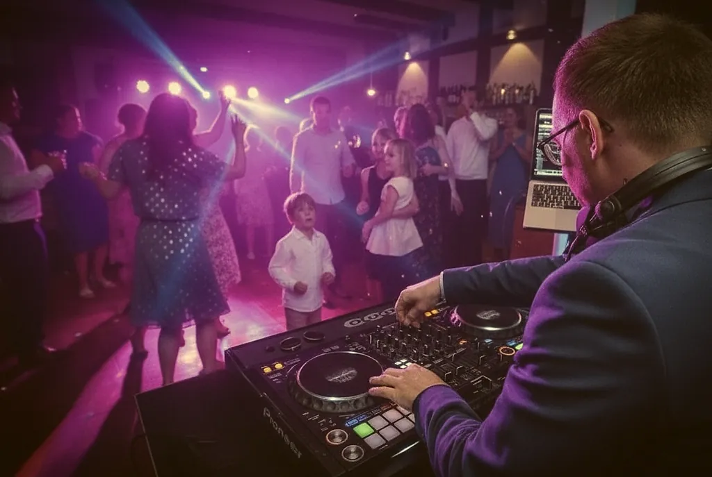 DJ Lars Krukenbaum, Hochzeitstanz mit voller Tanzfläche DJ Lars Krukenbaum, Hochzeitstanz mit voller Tanzfläche